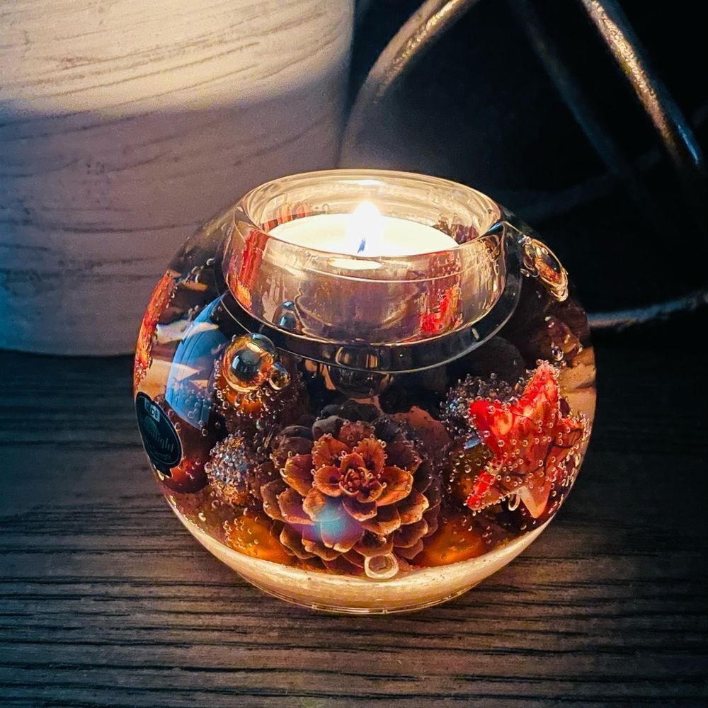 Traumlicht Germany Dreamlight Fall Floral Candle Holder